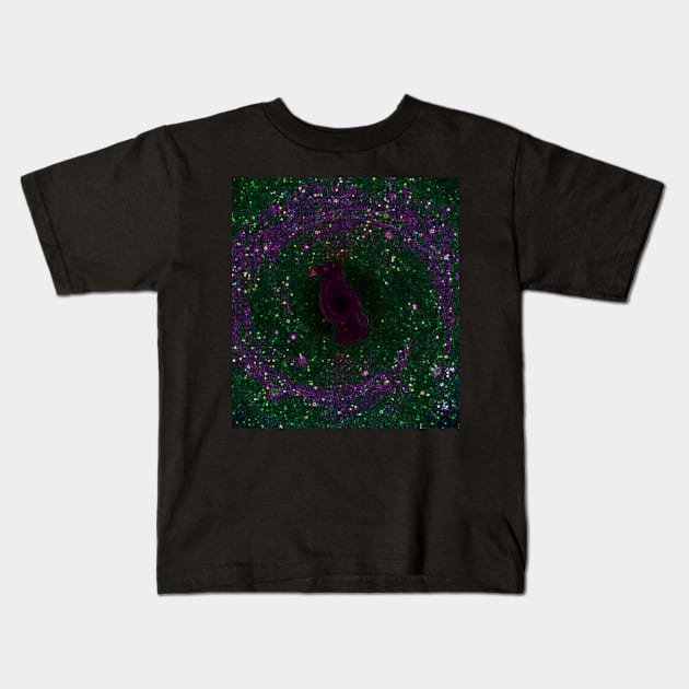 Black Panther Art - Glowing Edges 386 Kids T-Shirt by The Black Panther